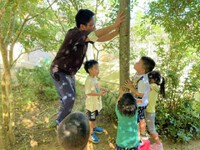園庭遊びでおままごと☆