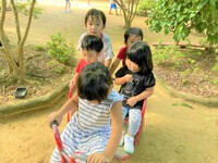 園庭遊びでおままごと☆