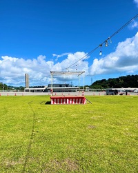 あまわりパーク夕涼み会のリハーサル！