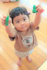 朝の様子＆英会話と園庭遊びです☆