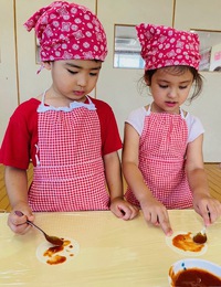 お野菜収穫＆ピザ作り～☆