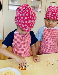お野菜収穫＆ピザ作り～☆