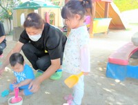 お庭遊び☆