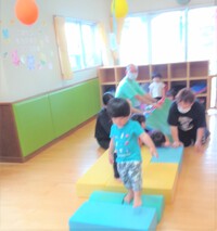 大型ブロック遊び☆