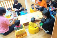 朝の様子＆英会話と園庭遊びです☆