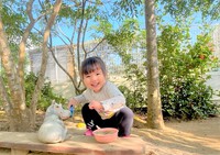 土曜日の園庭遊びです☆ 2023/01/10 10:35:08