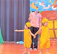 おゆうぎ会のリハーサル写真です☆