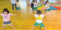 運動会練習頑張ています☆