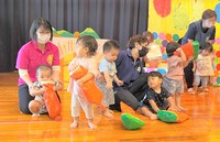 おゆうぎ会のリハーサル写真です☆