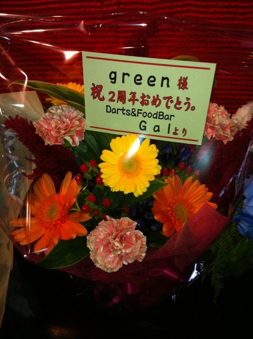 店内のお花
