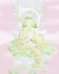 白菜を人形に整形した美しいアート