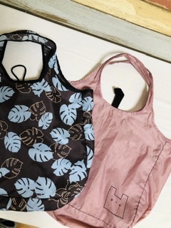 ヘアターバンとマイバック  ハンドメイド♪