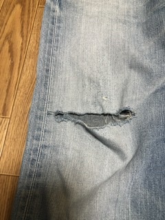デニム破れ補修♪
