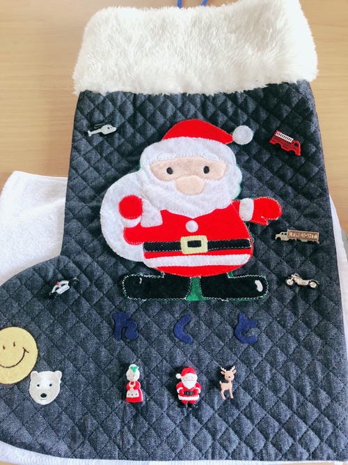 クリスマスブーツの縫製代行致します♪