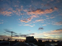 北谷の夕日に癒されて…♪ 2010/07/11 23:15:43