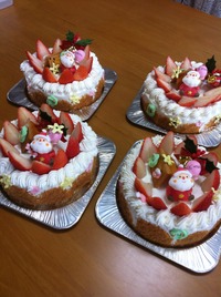 クリスマスケーキ教室、最終日 2012/12/16 21:26:30