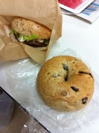 TERANGAのこころさんのベーグル(^-^)/ 2012/04/11 21:23:51
