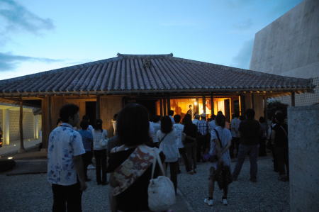古民家に吹く風。（怪談紙芝居 at 県立博物館）