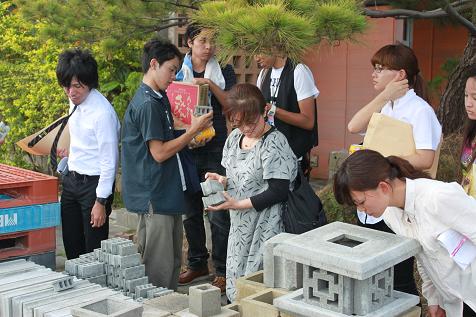 花ブロックセミナーｉｎ山内コンクリートブロック