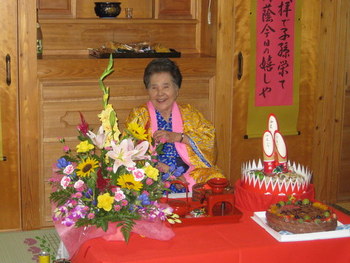 ８８歳　米寿トーカチ祝い　