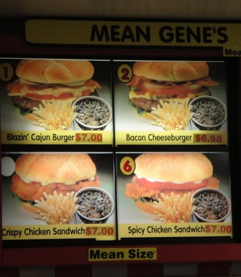 ミーンジーンバーガーの「ベーコンチーズバーガー」