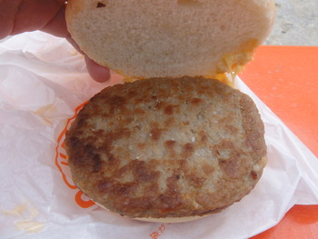 海洋博公園（本部）の「チーズバーガー」