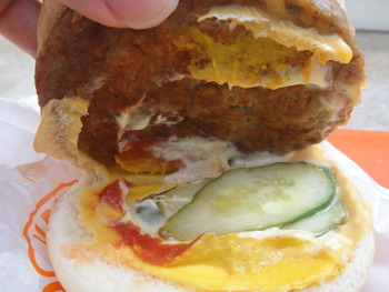 海洋博公園（本部）の「チーズバーガー」