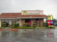 マクドナルド５８号嘉手納店の「テキサスバーガー」 2010/01/08 18:38:55