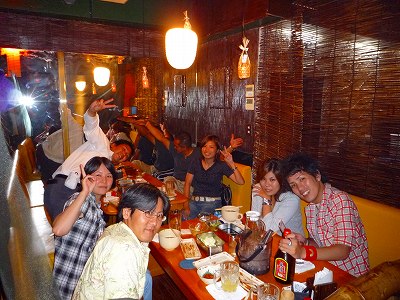 居酒屋にて…！
