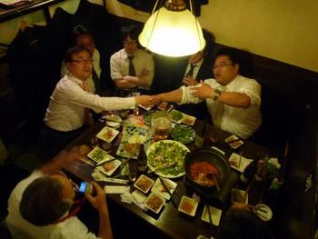 懇親会