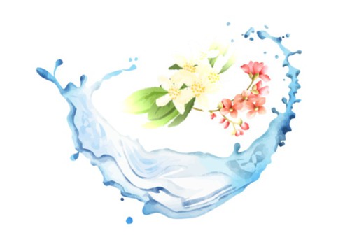 Aqua blossom