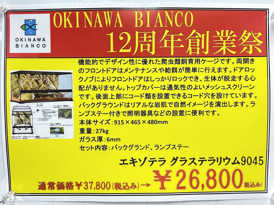 2022オキナワビアンコ大創業祭セール案内〜用品編〜 │ ペットボックス
