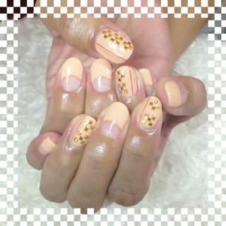 Nail And Beauty ピンクローズ 沖縄県糸満市ネイル 糸満市マツエク 沖縄増毛スクール ミンサー柄ネイル