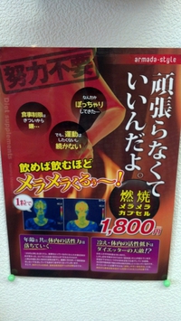 ダイエットサプリメント！ 2015/01/30 16:38:31