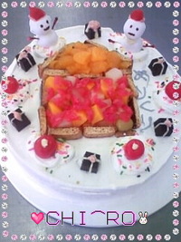 クリスマスケーキ 2009/12/16 18:57:02