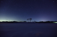 雪の星空風景 2011/02/24 07:30:00