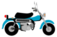 イラスト（SUZUKI　バンバン90） 2011/10/11 18:08:45