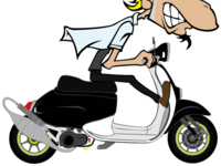 イラスト（HONDA　ジョルノ　改） 2011/10/26 18:22:48