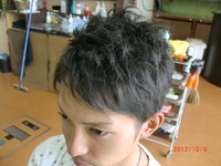 メンズパーマ 2012/10/09 16:28:49