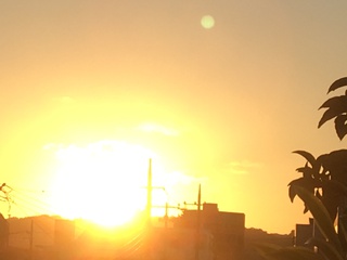 今日の空