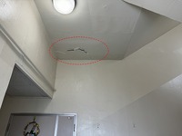 店舗のバクレツと防水の現場調査へ
