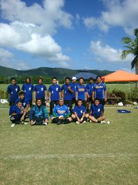 八重山郡民大会サッカー準優勝！