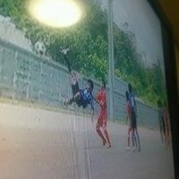 長男　気迫のオーバーヘッド！しかし空振り！！ 2014/04/19 00:53:20