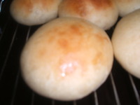 マンゴー酵母で丸パン