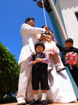 ホテルアリビラでの結婚式♪