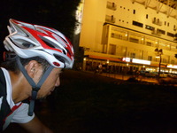 今日も自転車夜練