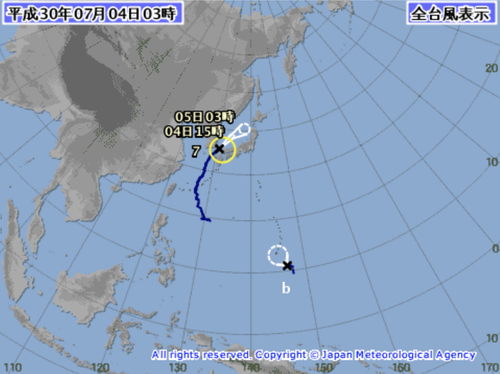 台風発生？