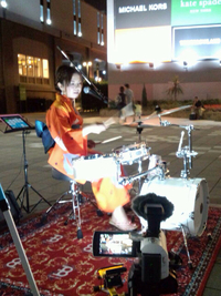 オレンジ浴衣DeストリートライブIN海浜幕張 2015/08/20 01:54:06