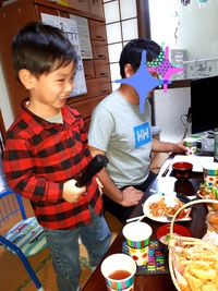 孫の4歳のバースデーパーティ 2023/02/15 16:13:47