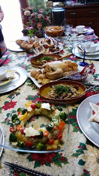 クリスマスの料理教室風景・・・コロナ以前の 2021/11/29 20:19:27